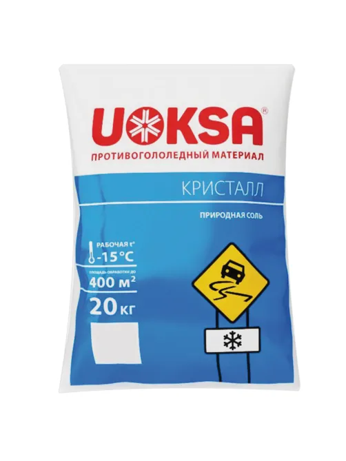 Реагент противогололёдный 20 кг UOKSA 