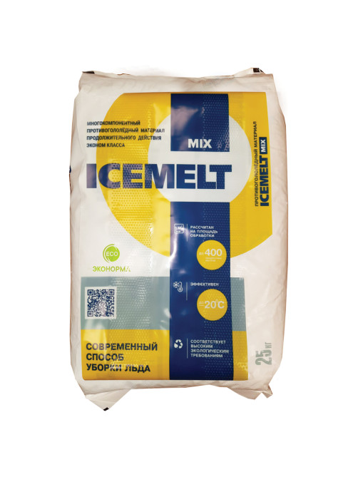 Реагент антигололедный 25 кг, ICEMELT 