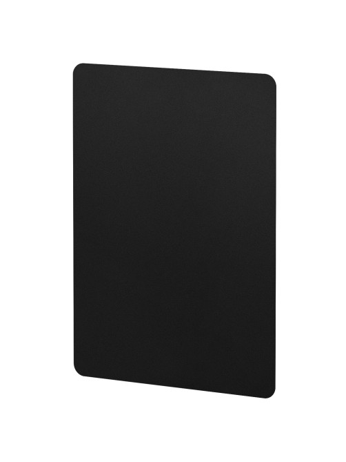 Табличка меловая А4 (21x29,7 см), КОМПЛЕКТ 10 штук, пластиковая, ЧЕРНАЯ, BRAUBERG, 291300