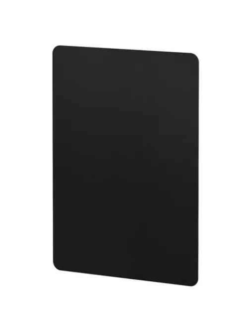 Табличка меловая А4 (21x29,7 см), КОМПЛЕКТ 10 штук, пластиковая, ЧЕРНАЯ, BRAUBERG, 291300