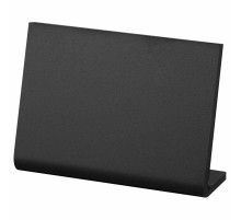Ценник L-образный для мелового маркера A6 (10,5x14,8 см), КОМПЛЕКТ 10 шт., ПВХ, ЧЕРНЫЙ, BRAUBERG, 291295