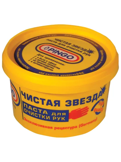 Паста очищающая, 650 мл, PINGO (Пинго), ЧИСТАЯ ЗВЕЗДА, от самых стойких загрязнений, банка, 85010-1