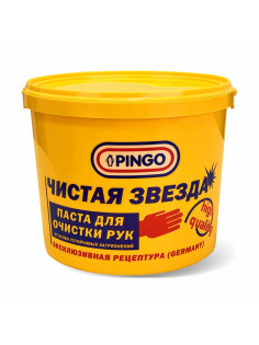 Паста очищающая средство для рук, 5 л, PINGO (Пинго), ЧИСТАЯ ЗВЕЗДА, от самых стойких загрязнений, банка, 85010-12