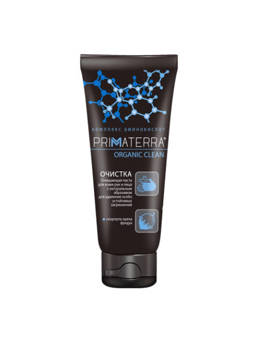 Паста очищающая, 200 мл, PRIMATERRA ORGANIC CLEAN, от сильных загрязнений с натуральным абразивом