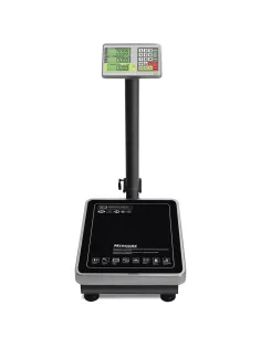 Весы напольные MERTECH M-ER 335ACL-150.20 LCD (0,4-150 кг) дискретность 20 г, платформа 600x460 мм, со стойкой, 3117