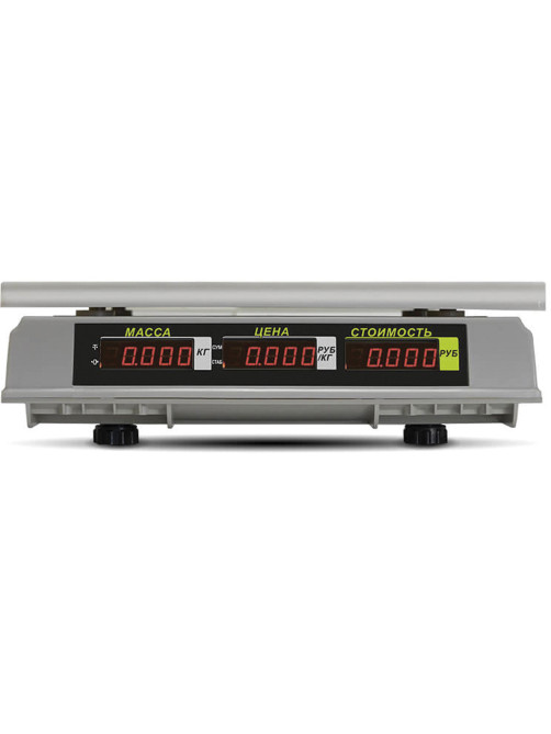 Весы торговые MERTECH M-ER 326-32.5 LED (0,1-32 кг), дискретность 5 г, платформа 325x230 мм, без стойки, 3043