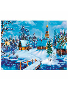 Картина стразами (алмазная мозаика) 30х40 см, ОСТРОВ СОКРОВИЩ 