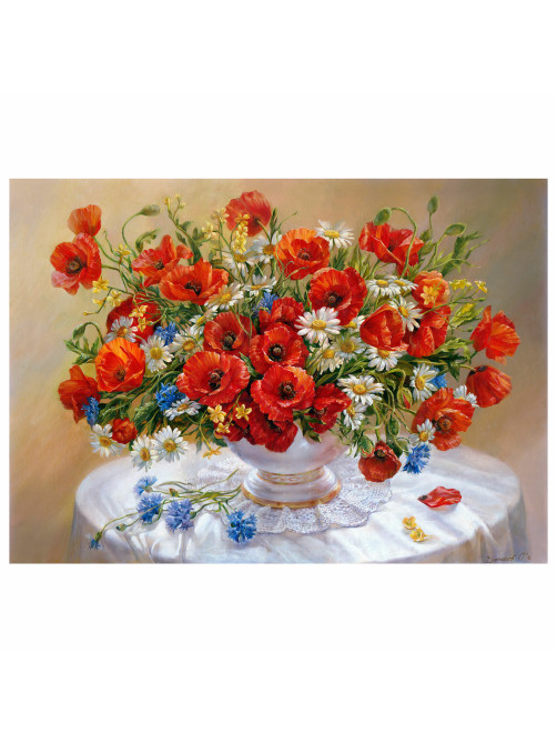 Картина стразами (алмазная мозаика), 30х40 см, ОСТРОВ СОКРОВИЩ 
