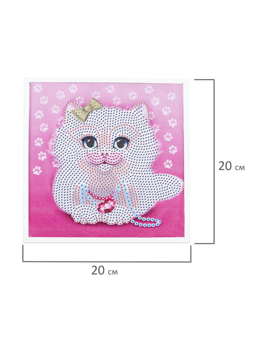 Картина стразами (алмазная мозаика) 20х20 см, ЮНЛАНДИЯ 