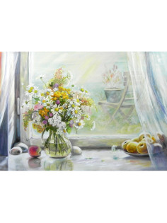 Картина стразами (алмазная мозаика) 40х50 см, ОСТРОВ СОКРОВИЩ 