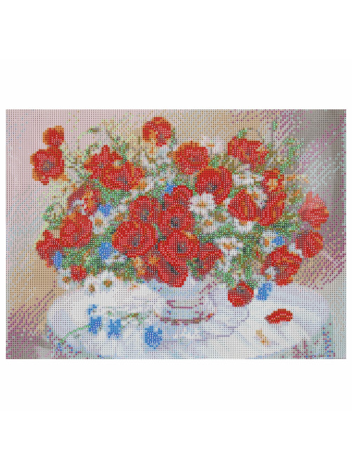 Картина стразами (алмазная мозаика), 30х40 см, ОСТРОВ СОКРОВИЩ 