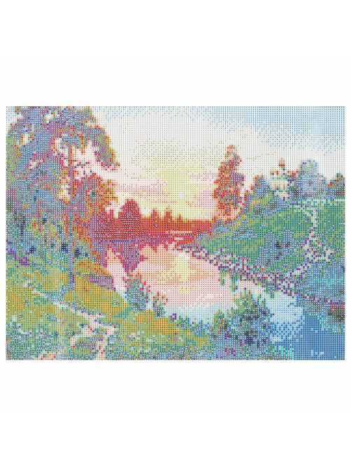 Картина стразами (алмазная мозаика), 30х40 см, ОСТРОВ СОКРОВИЩ 