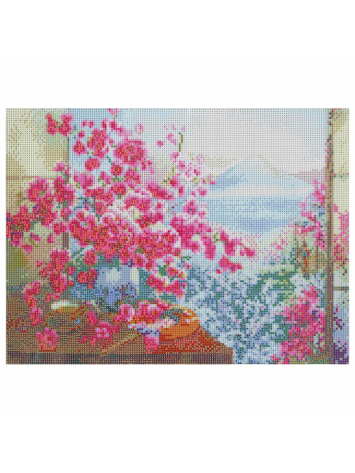 Картина стразами (алмазная мозаика), 30х40 см, ОСТРОВ СОКРОВИЩ, 