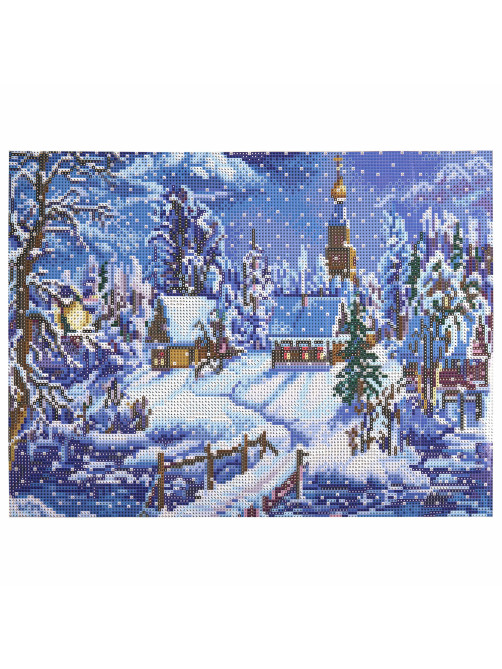Картина стразами (алмазная мозаика) 30х40 см, ОСТРОВ СОКРОВИЩ 