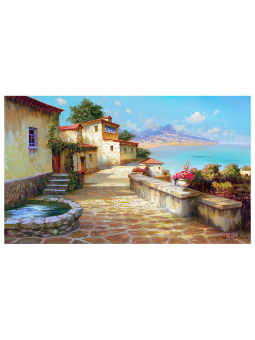 Картина стразами (алмазная мозаика), 40х50 см, ОСТРОВ СОКРОВИЩ 