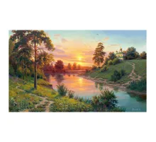 Картина стразами (алмазная мозаика), 30х40 см, ОСТРОВ СОКРОВИЩ 
