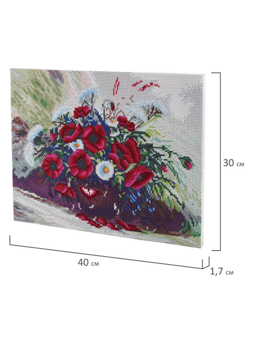 Картина стразами (алмазная мозаика) 30х40 см, ОСТРОВ СОКРОВИЩ 