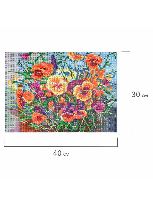 Картина стразами (алмазная мозаика) 30х40 см, ОСТРОВ СОКРОВИЩ 