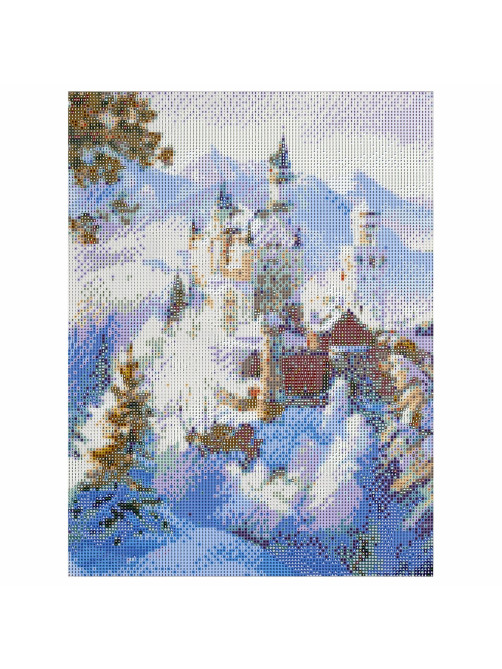 Картина стразами (алмазная мозаика), 30х40 см, ОСТРОВ СОКРОВИЩ 