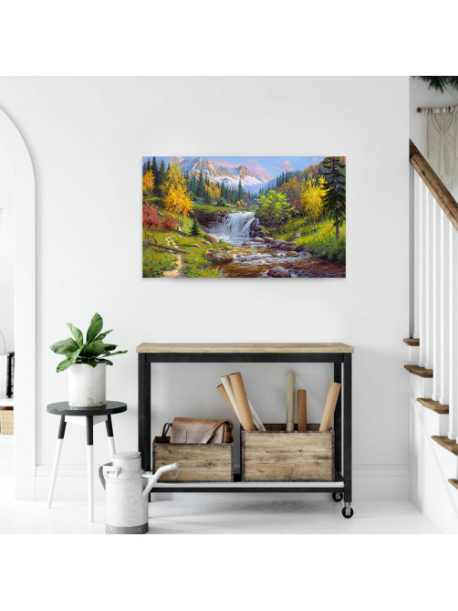 Картина стразами (алмазная мозаика), 40х50 см, ОСТРОВ СОКРОВИЩ 