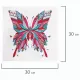 Картина стразами (алмазная мозаика) сияющая 30х30 см, ОСТРОВ СОКРОВИЩ 