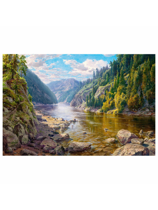 Картина стразами (алмазная мозаика), 40х50 см, ОСТРОВ СОКРОВИЩ 