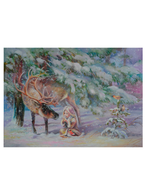 Картина стразами (алмазная мозаика) 40х50 см, ОСТРОВ СОКРОВИЩ 
