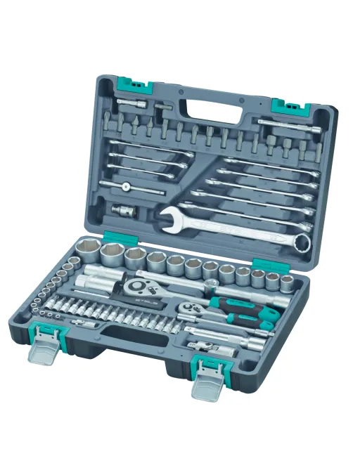 Набор инструментов, 82 предмета, STELS, 1/4