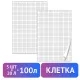 Блокноты для флипчарта ПЛОТНЫЕ 80 г/м2, BRAUBERG, 67,5х98 см, КОМПЛЕКТ 5 шт., 20 л., клетка, 124097