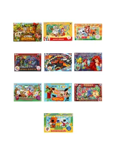 Игра-ходилка настольная, ЛИЦЕНЗИОННЫЕ СЮЖЕТЫ, ассорти, 217х330х27 мм, УМНЫЕ ИГРЫ