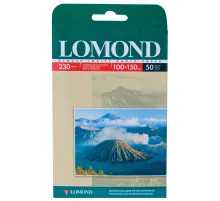 Фотобумага глянцевая, 10х15 см, 230 г/м2, односторонняя, 50 листов, LOMOND, 0102035