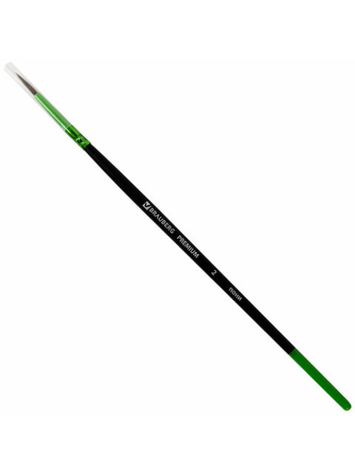 Кисть из ворса пони № 2, BRAUBERG PREMIUM, 200981
