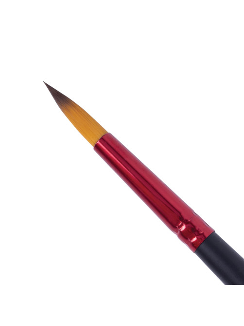 Кисть синтетика, круглая № 8, BRAUBERG PREMIUM, 201007