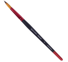Кисть синтетика, круглая № 9, BRAUBERG PREMIUM, 201008