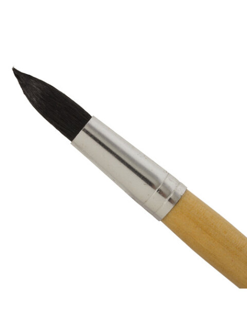 Кисть BRAUBERG, белка, круглая, № 10, 200187