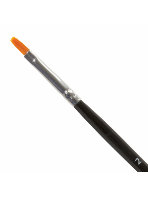 Кисть BRAUBERG синтетика, плоская, №2, 200865