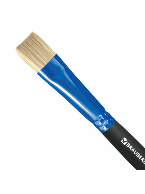 Кисть щетина, плоская № 14, BRAUBERG PREMIUM, 200998