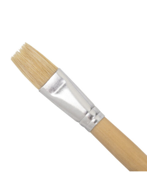 Кисть BRAUBERG, щетина, плоская, № 16, 200205