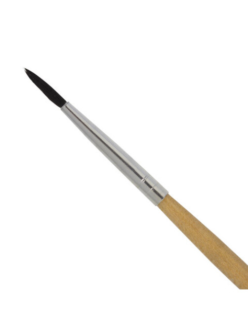 Кисть BRAUBERG, белка, круглая, № 2, 200179
