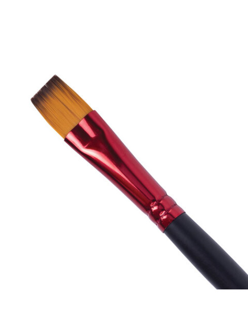 Кисть синтетика, плоская № 10, BRAUBERG PREMIUM, 201019