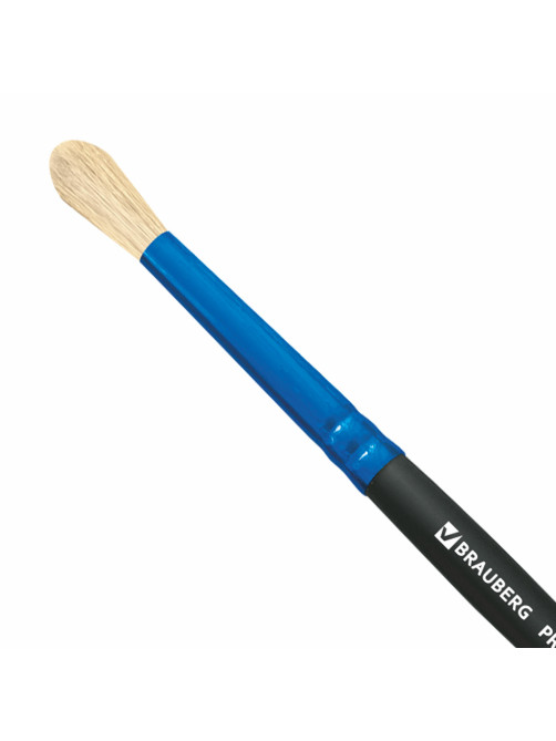 Кисть щетина, круглая № 8, BRAUBERG PREMIUM, 200992