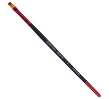 Кисть синтетика, плоская № 6, BRAUBERG PREMIUM, 201015