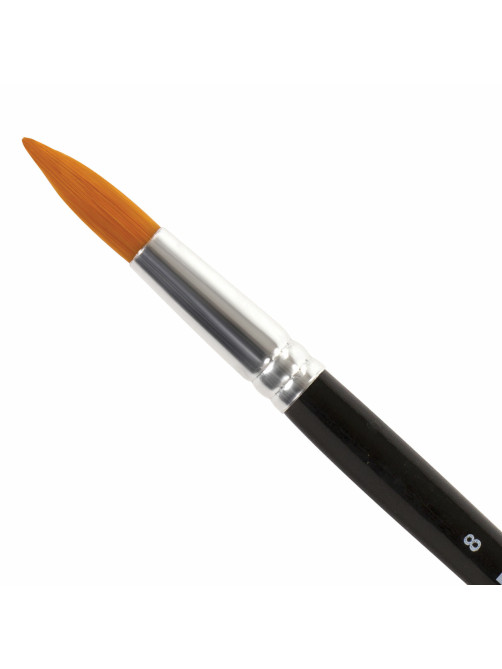 Кисть BRAUBERG синтетика, круглая, №8, 200853