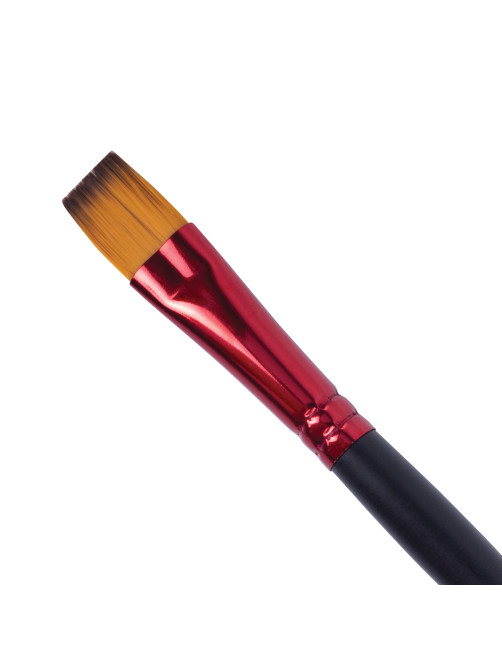 Кисть синтетика, плоская № 10, BRAUBERG PREMIUM, 201019