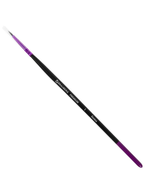 Кисть белка, круглая № 1, BRAUBERG PREMIUM, 200970