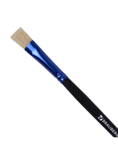 Кисть щетина, плоская № 10, BRAUBERG PREMIUM, 200997