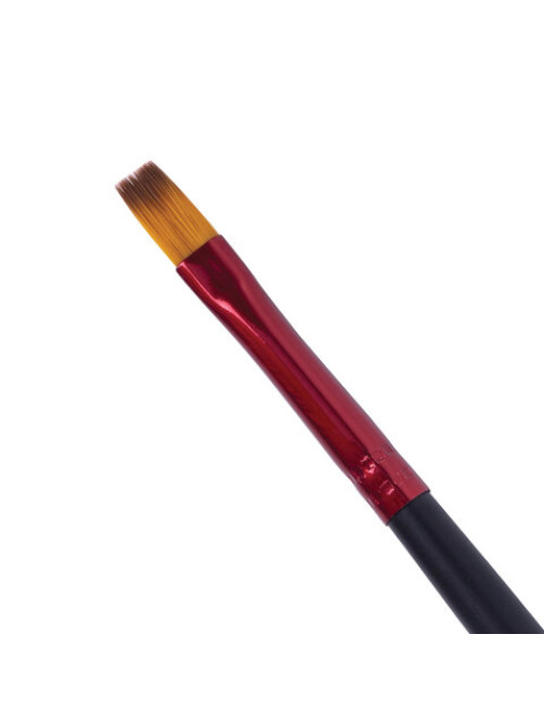 Кисть синтетика, плоская № 6, BRAUBERG PREMIUM, 201015