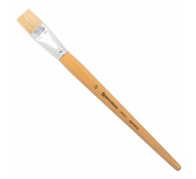 Кисть BRAUBERG, щетина, плоская, № 22, 200207