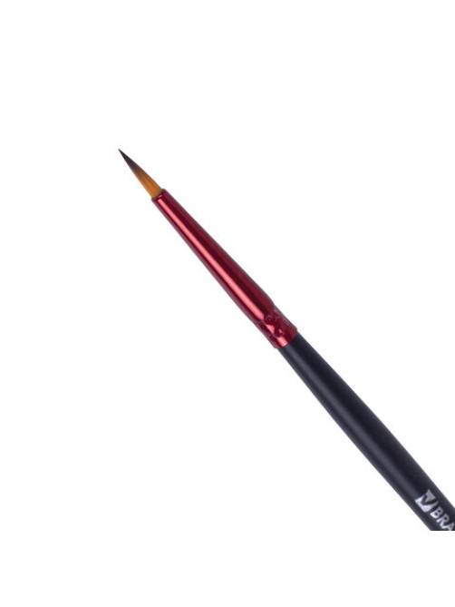 Кисть синтетика, круглая № 2, BRAUBERG PREMIUM, 201001