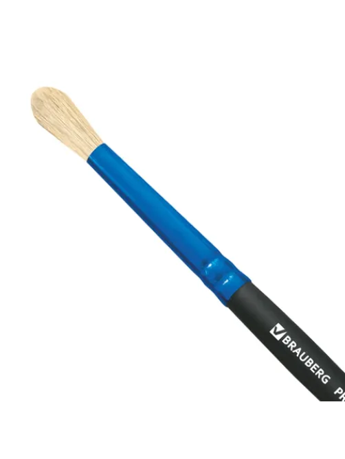 Кисть щетина, круглая № 8, BRAUBERG PREMIUM, 200992